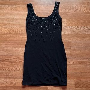 Stretchy stud tank dress